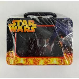 Star Wars Darth Vader Helmet Clock And Digital Watch In Collectors Tin 2005